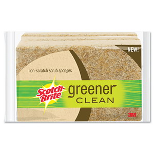 Scotch-Brite Non-Scratch Scrub Sponge, 4 1/2 x 2 8/10, 3/Pack